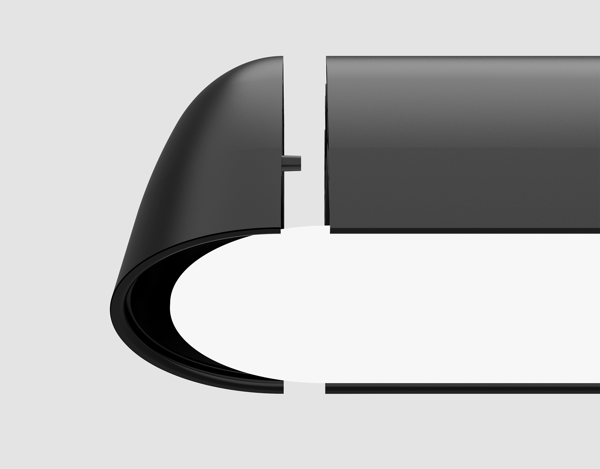 Linio Linio Curve | Linear Luminaire by Lunnark